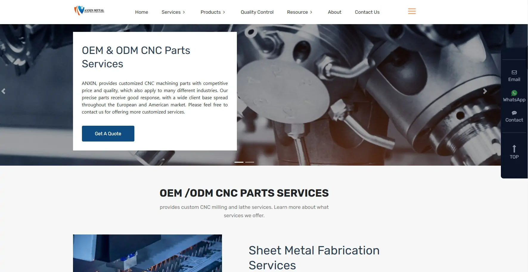 五金加工行业谷歌顾问服务案例